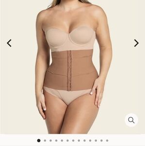 Pair of XL Leonisa 3 Belt Custom Waist Cincher with Lumbar Support